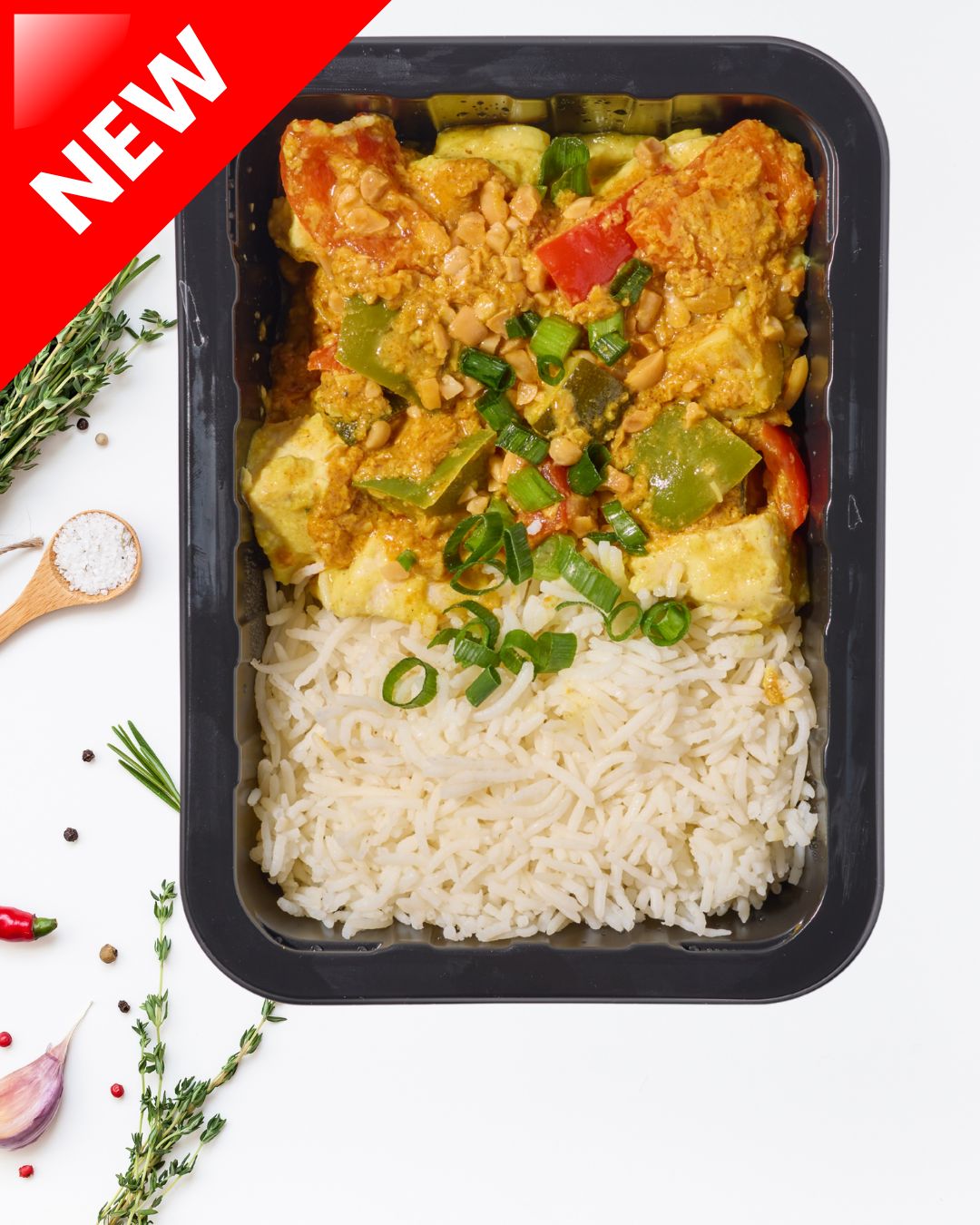 Satay Chicken & Basmatic Rice (Meal)
